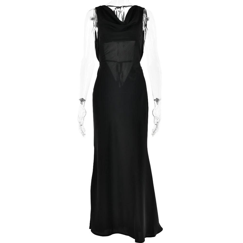 Women's Clothing Banquet Style Evening Lace Up Long Dress MANDOTOS