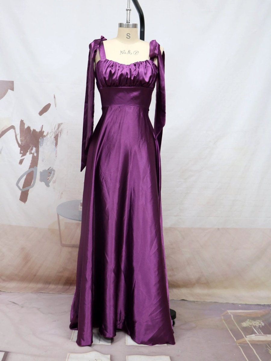 Fashion Dress Sleeveless Camisole Gown Evening Bridesmaid Dress Women MANDOTOS