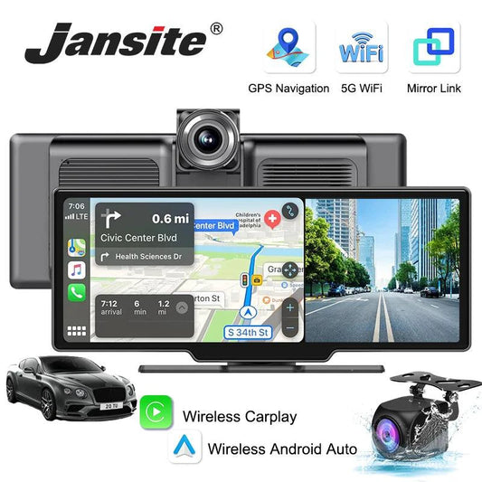 4K 10.26'' Mirror Dash Cam w/ Carplay & Android Auto - MANDOTOS INTERNATIONAL