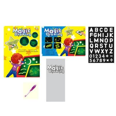 Educational Toy Drawing Pad 3D Magic 8 Light Effects Puzzle Board Sketchpad MANDOTOS