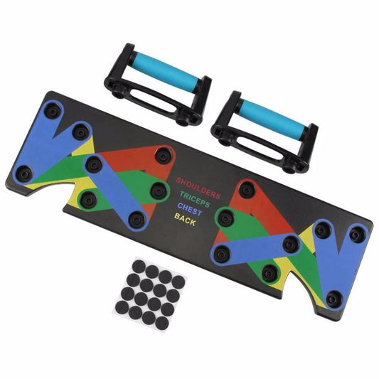 Push Up Rack Edge 9 in 1 Body Building Exercise Fitness Tools Women Men Push-Up Display Shelves and Raisers For GYM Training Body drop shipping Mandotos