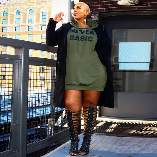 Fat Women Plus Size Hoodies For Female Big Blouse Hooded Top - MANDOTOS INTERNATIONAL0