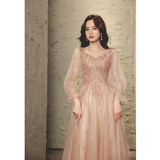 Fairy Temperament Princess Pink Dress - MANDOTOS INTERNATIONAL0