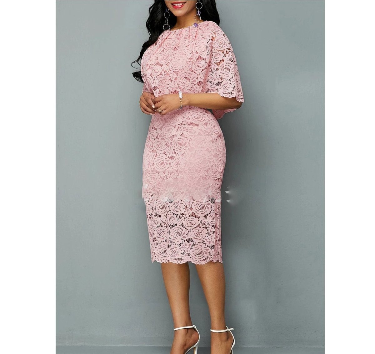 MD African Lace Dresses For Women Fashion New Africa Sexy Wedding Outfit 4XL 5XL Plus Size Maxi Dress Dashiki Ankara Robe - MANDOTOS INTERNATIONAL0