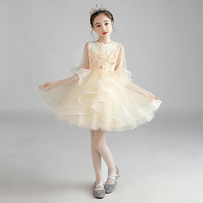 Children Dress Princess Dress Girl Girl Host Evening Dress - MANDOTOS INTERNATIONAL0
