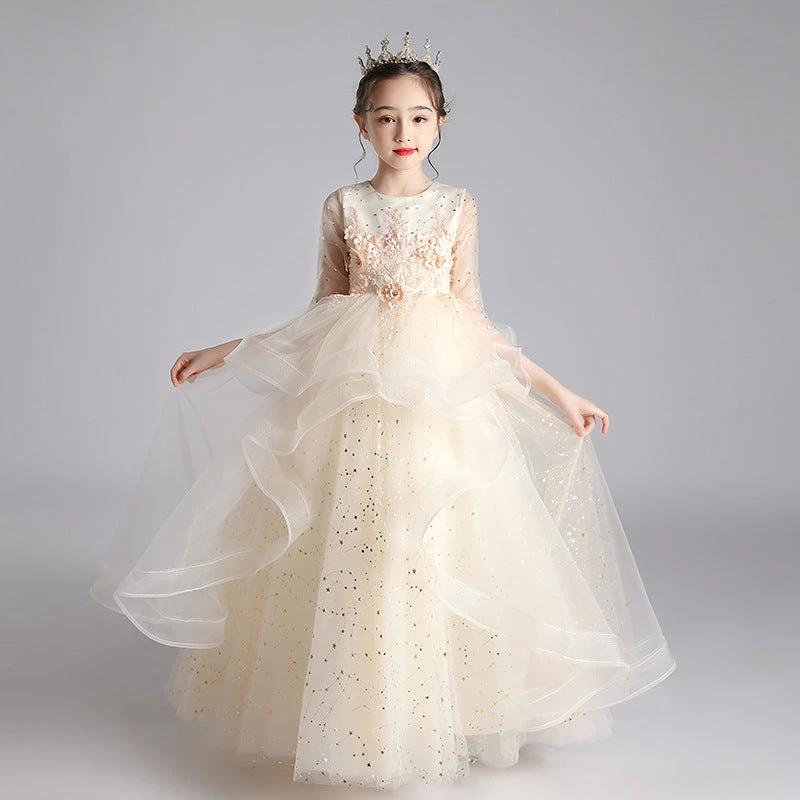 Children Dress Princess Dress Girl Girl Host Evening Dress - MANDOTOS INTERNATIONAL0