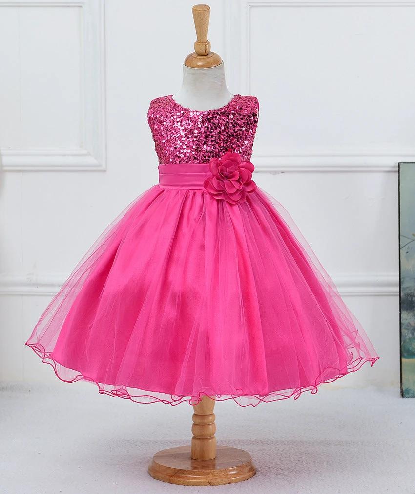 Baby Sequin Dress Flower Girl Wedding Princess Dress MANDOTOS