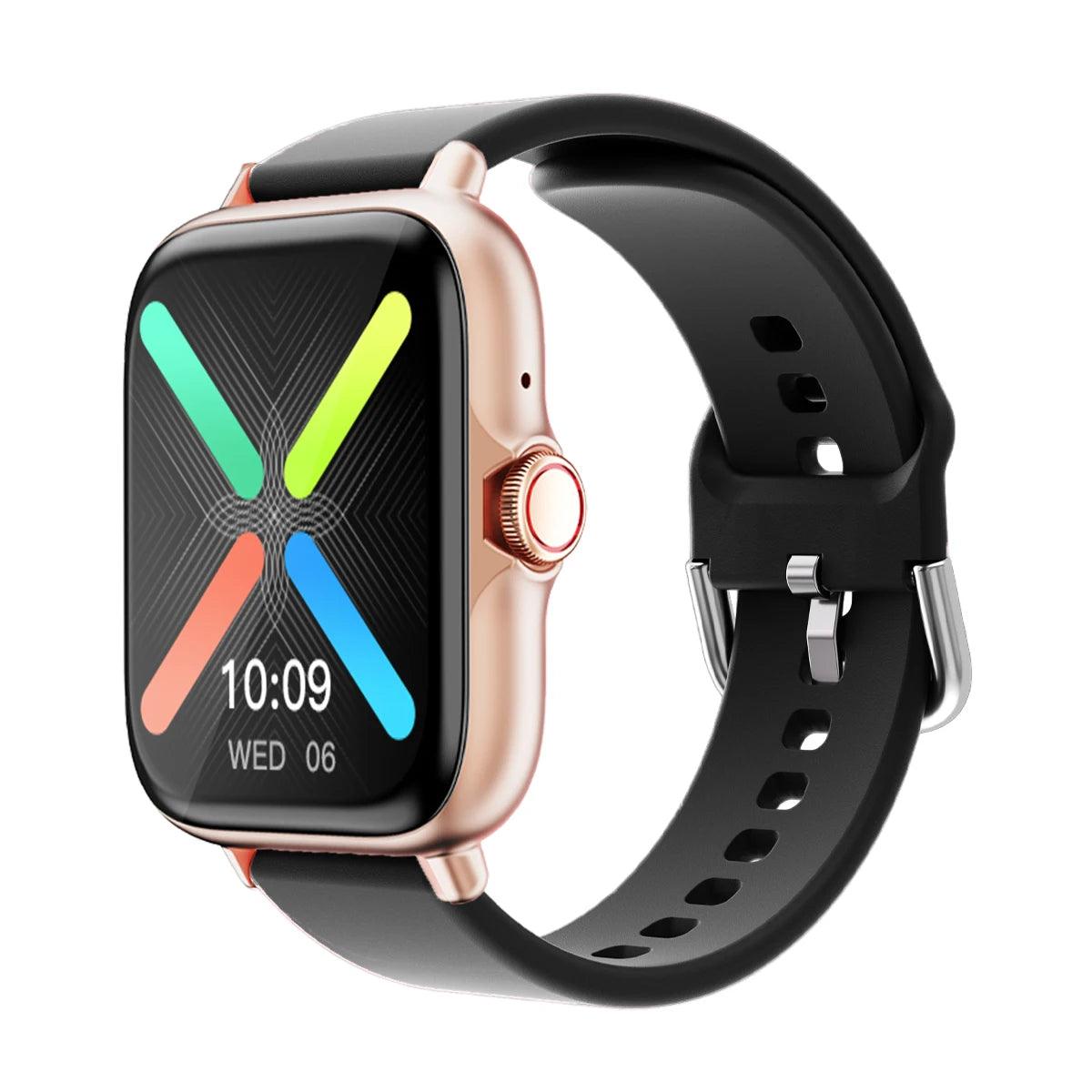 1.83'' Waterproof Smart Watch with Message Answer Call Sleep Monitoring Sports Pedometer Information Alerts For iPhone Android - MANDOTOS
