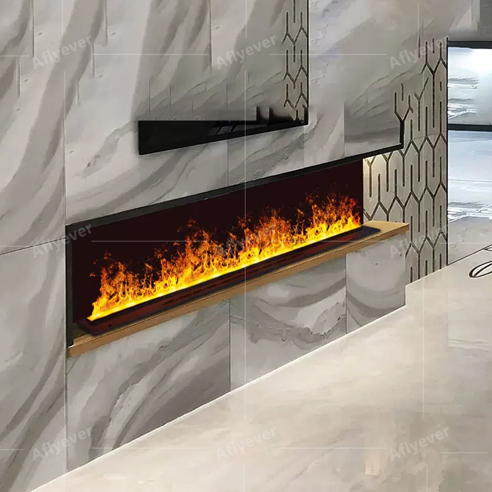 Smart Steam LED Flame Electric Fireplace & Humidifier - MANDOTOS