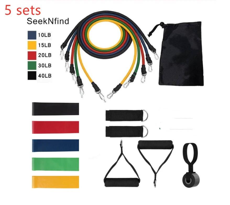 Pull Rope Elastic Rope Strength Training Set MANDOTOS