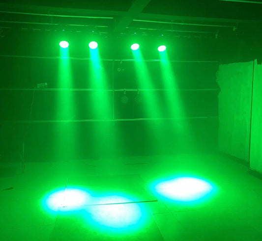 19x15W RGBW 4in1 Beam Wash Zoom Circle Control LED Moving Head Light Professional Machine DMX512 DJ Bar Stage Lights Effect - MANDOTOS