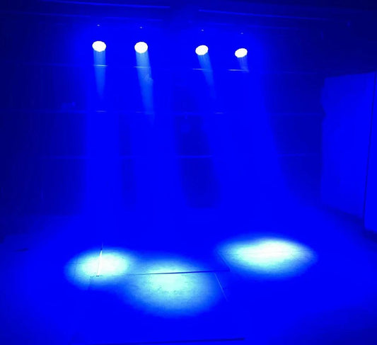 19x15W RGBW 4in1 Beam Wash Zoom Circle Control LED Moving Head Light Professional Machine DMX512 DJ Bar Stage Lights Effect - MANDOTOS