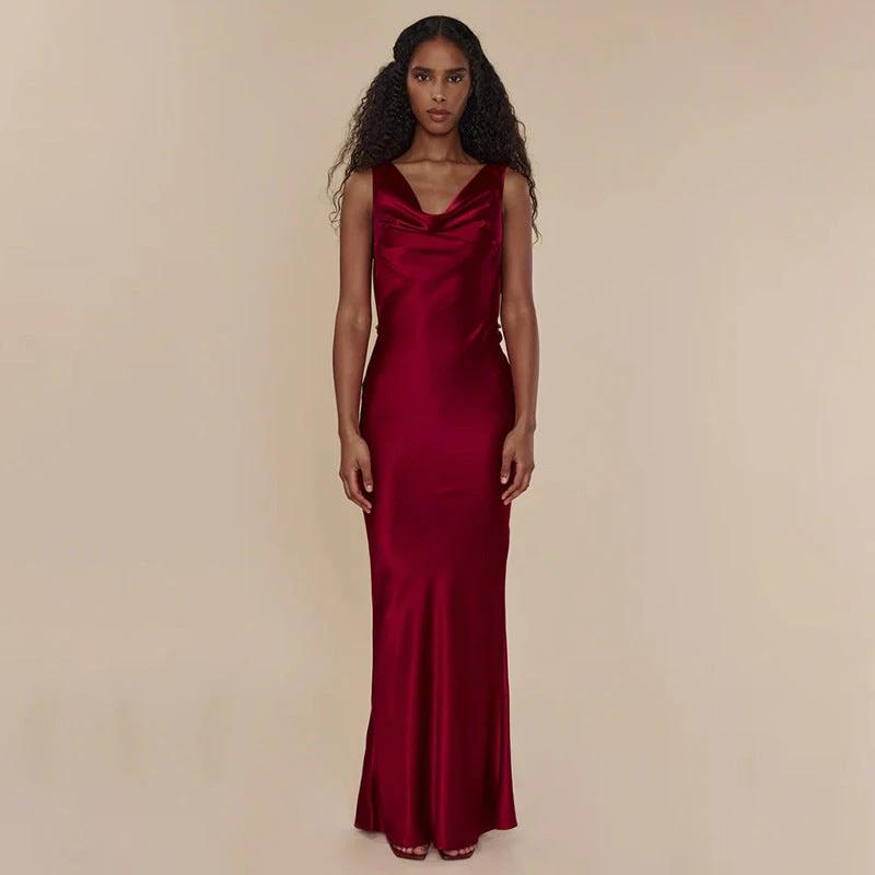 Women's Clothing Banquet Style Evening Lace Up Long Dress MANDOTOS