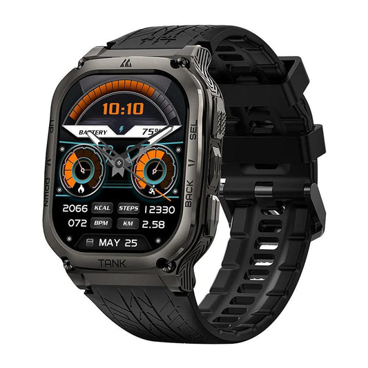 2024 KOSPET TANK M3 Smartwatches For Men Women Rugged Smart Watch 480mAh AOD Bluetooth Fitness Electronic Digital AMOLED Watches - MANDOTOS