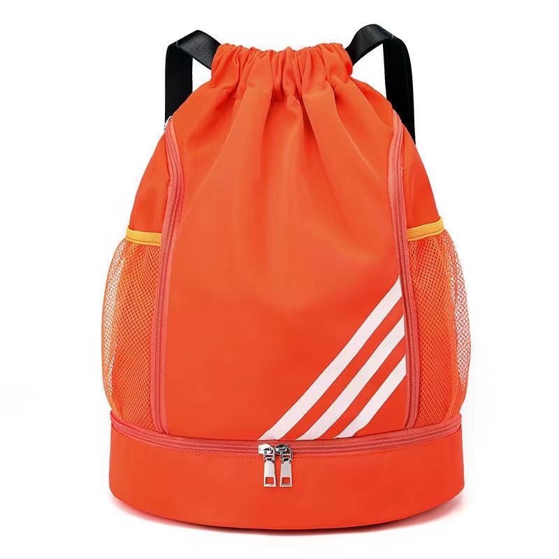 2024 New Drawstring Drawstring Pocket Backpack Outdoor Training Basketball Bag Large Capacity Travel Gym Bag Backpack - MANDOTOS INTERNATIONAL