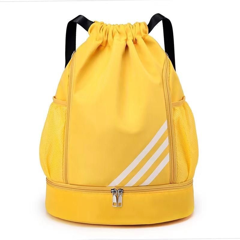 2024 New Drawstring Drawstring Pocket Backpack Outdoor Training Basketball Bag Large Capacity Travel Gym Bag Backpack - MANDOTOS INTERNATIONAL