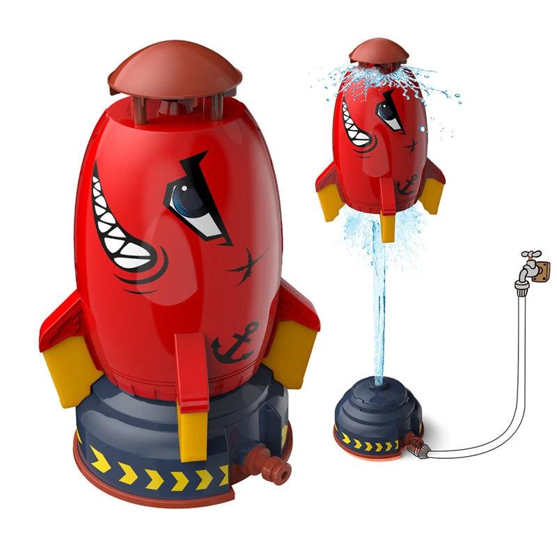 Rocket Launcher Toys Outdoor Rocket Water Pressure Lift Sprinkler Toy Interaction In Garden Lawn Water Spray Toys For Kids Summer Gadgets MANDOTOS