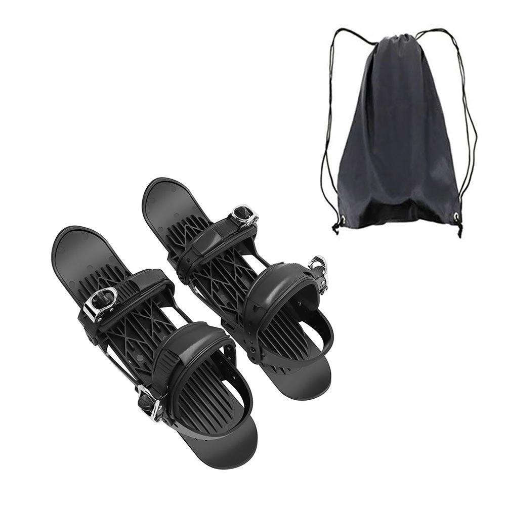 Mini Ski Skates - Portable Short Skiboard Adjustable for Snow - MANDOTOS