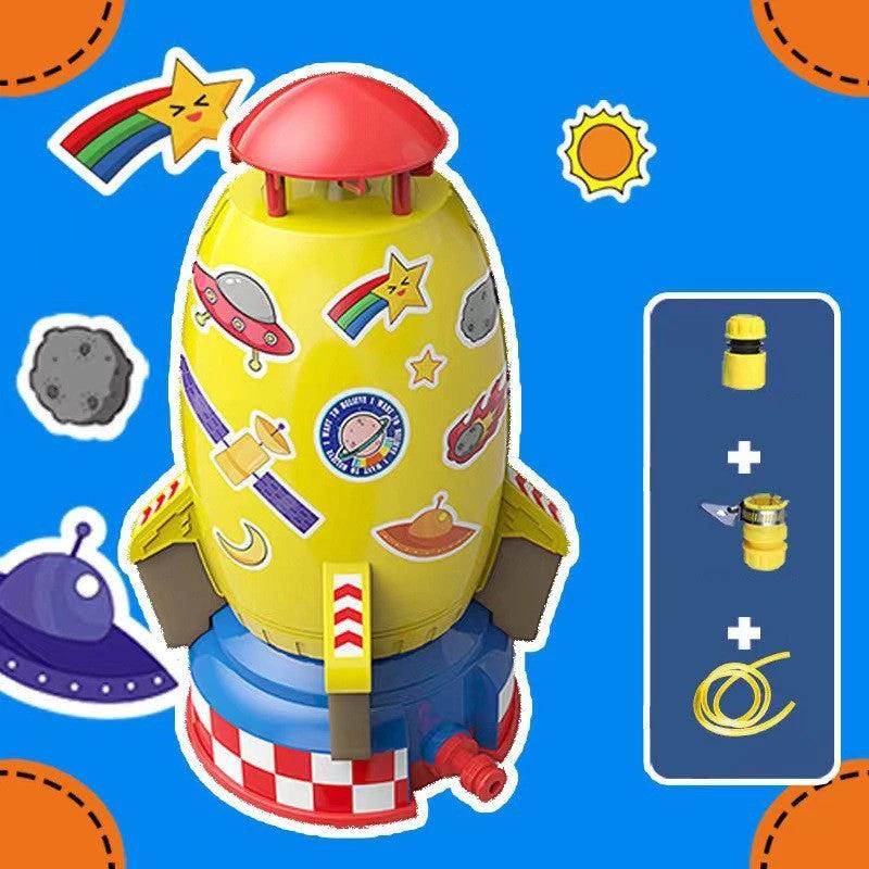 Rocket Launcher Toys Outdoor Rocket Water Pressure Lift Sprinkler Toy Interaction In Garden Lawn Water Spray Toys For Kids Summer Gadgets MANDOTOS