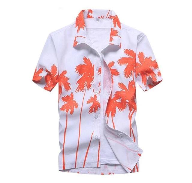 Aloha Shirts Short - sleeved Fashion Chemise Homme Blouse - MANDOTOS INTERNATIONAL0