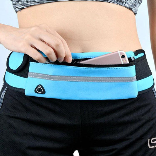 Fitness Waist Bag With Pocket Slim Running Jogging Belt Fanny Pack Bag For Hiking Cycling Workout Sports Gym Mandotos