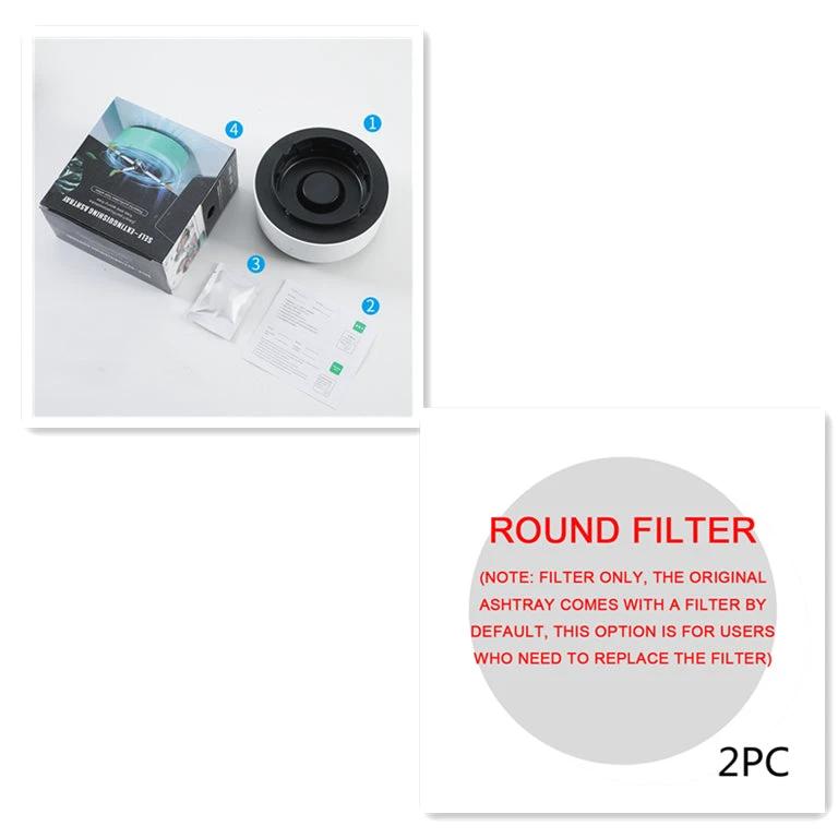 Smoke Removal Air Purification Ashtray Anion Purification Practical Automatic Purifier Ashtray Portable Gadgets For Car Ashtray MANDOTOS
