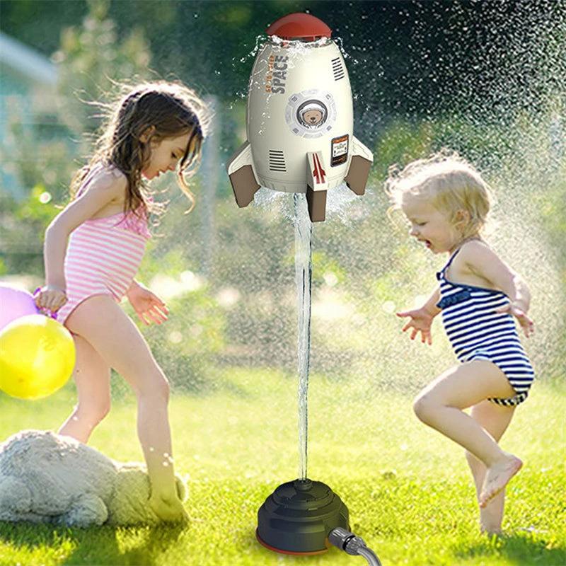 Rocket Launcher Toys Outdoor Rocket Water Pressure Lift Sprinkler Toy Interaction In Garden Lawn Water Spray Toys For Kids Summer Gadgets MANDOTOS
