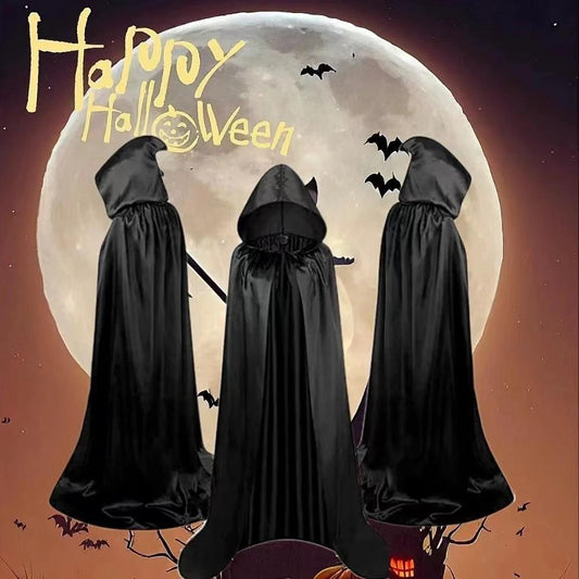 Halloween Wizard Cloak - Children's Hooded Cape Costume - MANDOTOS