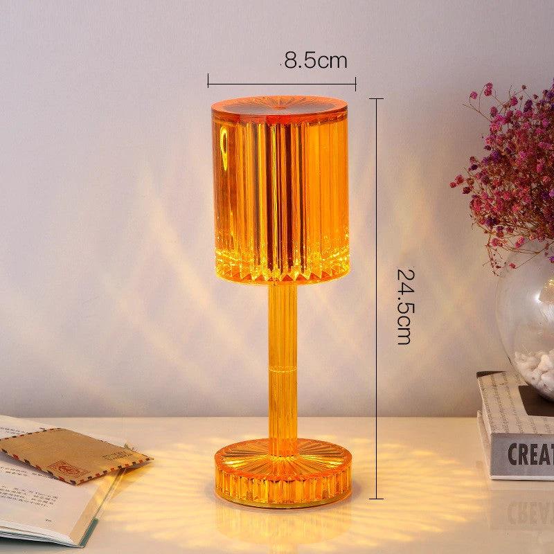 New Crystal Table Lamp Hotel Decoration Diamond Romantic Warm Led For Home Decor Romantic Gift Night Light MANDOTOS
