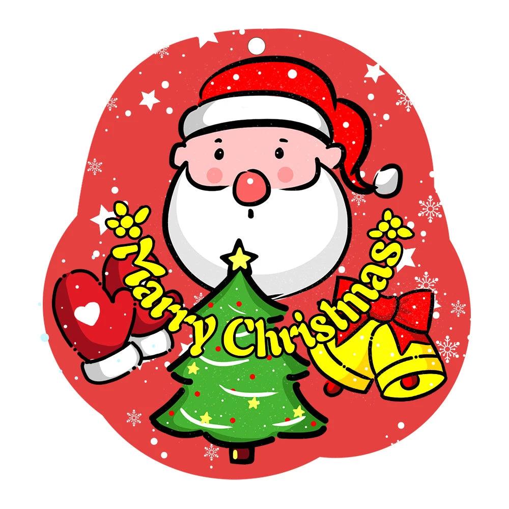 Mandotos Christmas Car Pendant Hanging Ornament for Car and Home Decoration Festive Holiday Decor - MANDOTOS