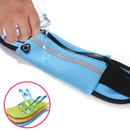 Fitness Waist Bag With Pocket Slim Running Jogging Belt Fanny Pack Bag For Hiking Cycling Workout Sports Gym Mandotos