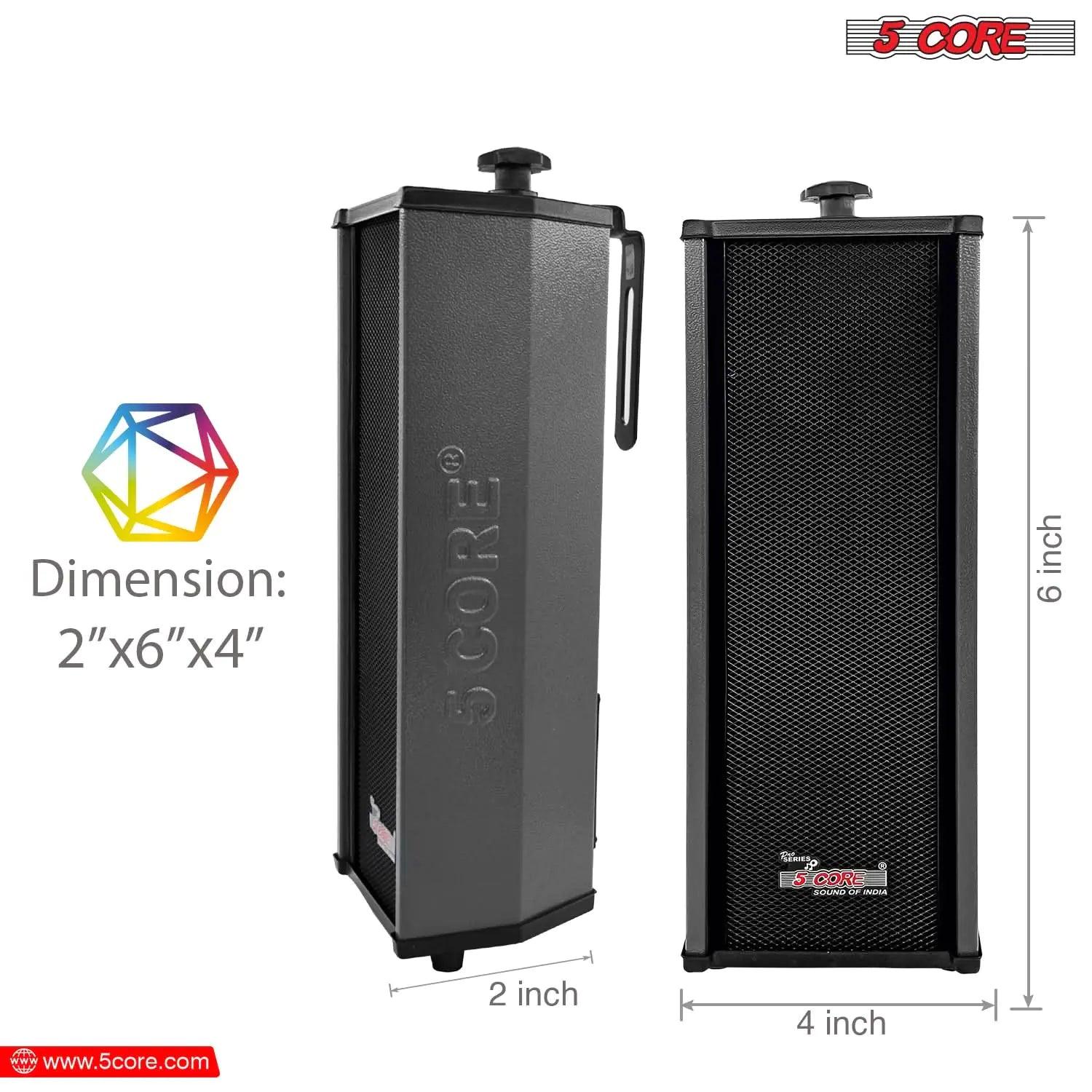 5Core 100W Indoor/Outdoor Stereo Speakers - MANDOTOS