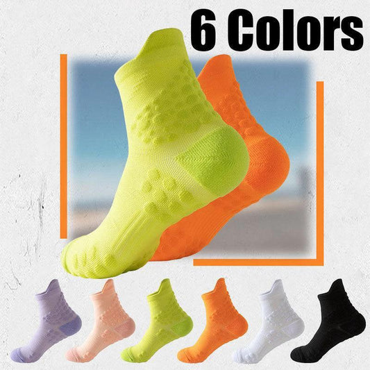 TrailBliss Women's Crew Socks - 6 Pairs Cushioned Compression, Anti-Odor & Breathable for Hiking, Running, Fitness, and Cycling - MANDOTOS