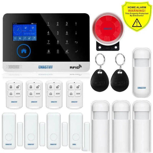 Smart Wireless GSM Store Door And Window Anti-theft Alarm - MANDOTOS