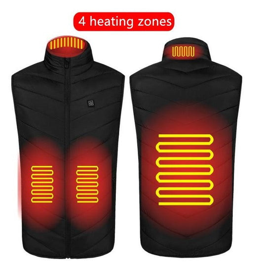 "Heated Vest Washable Usb Charging Electric Winter Clothes - MANDOTOS"