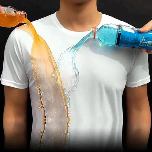 Quick-drying Waterproof Anti-fouling T-shirt Couple Half Sleeve Bottoming Shirt - MANDOTOS