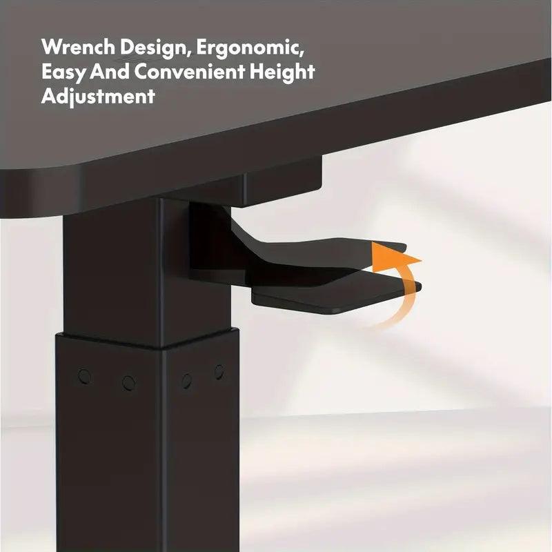 "Standing Scroll Table With Hidden Wheels Side Table Height-adjustable Bed Table - MANDOTOS"