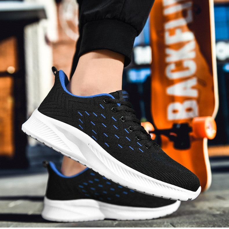 "Sports Flying Woven Cold Sticky Ultralight Casual Running Shoes - MANDOTOS"