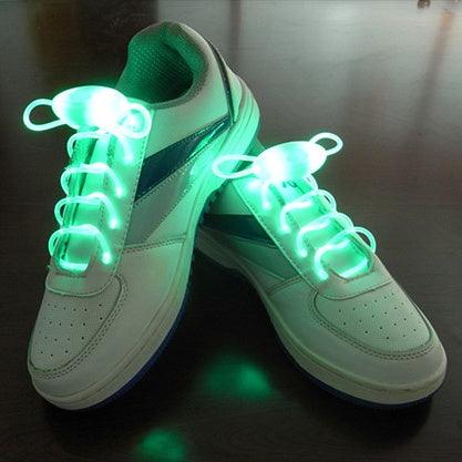 "Led Sport Shoe Laces Glow Shoe Strings Round Flash Light Shoelaces - MANDOTOS"