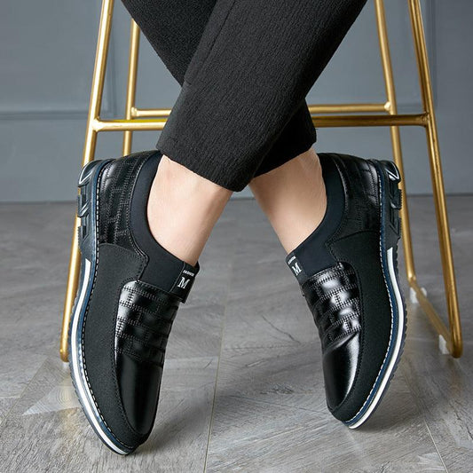 "Leather Shoes Men New Casual Leather Shoes Men - MANDOTOS"