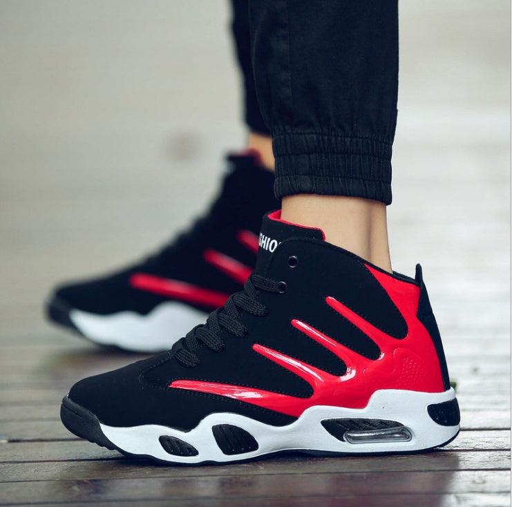 "Men Air Cushion Basketball Shoes Wear-resistant Sneakers For Men Hommel Basketball Boots Sneakers Men - MANDOTOS"