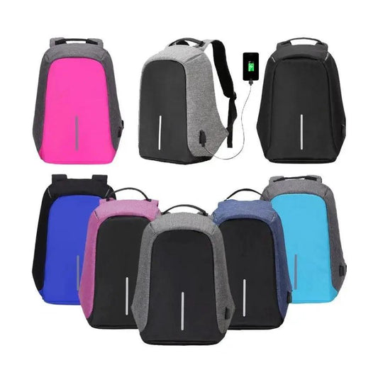 Multi-Functional Water Resistant USB Charging Computer Notebook Backpack Bag - MANDOTOS