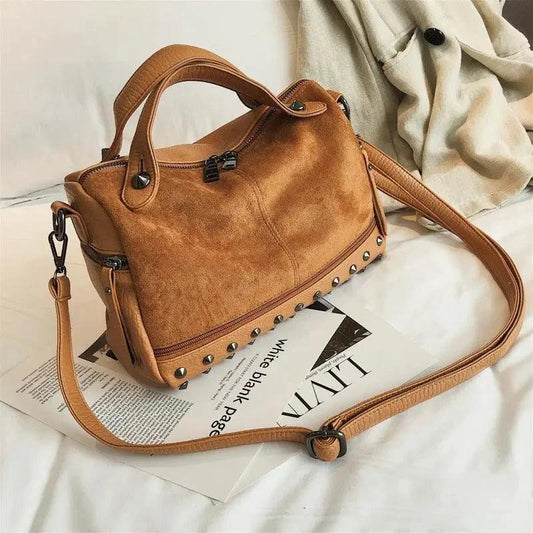 High Quality Big Casual Tote Female Shoulder Bag Soft Bolsas - MANDOTOS