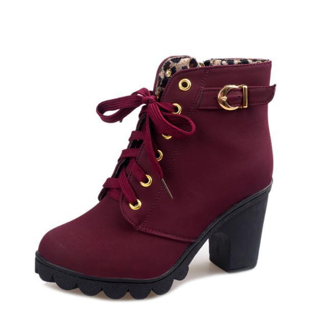 "Cross strappy booties with Martin boots - MANDOTOS"