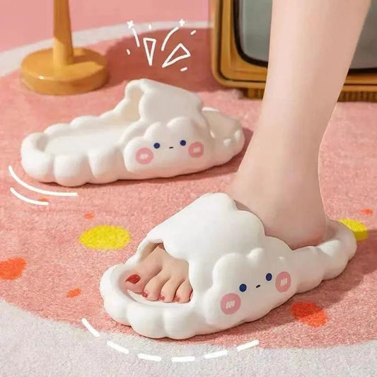 Home Bathroom Bathing Cloud Slippery Slippers - MANDOTOS