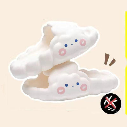 "Home Bathroom Bathing Cloud Slippery Slippers - MANDOTOS"
