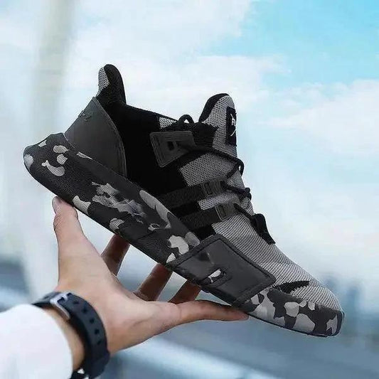MANDOTOS Breathable Outdoor Jogging Shoes Lightweight Running Sneakers With Ventilated Mesh Design And Durable Sole - MANDOTOS