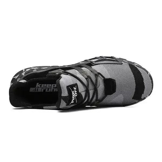 MANDOTOS Breathable Outdoor Jogging Shoes Lightweight Running Sneakers With Ventilated Mesh Design And Durable Sole - MANDOTOS