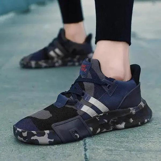 MANDOTOS Breathable Outdoor Jogging Shoes Lightweight Running Sneakers With Ventilated Mesh Design And Durable Sole - MANDOTOS