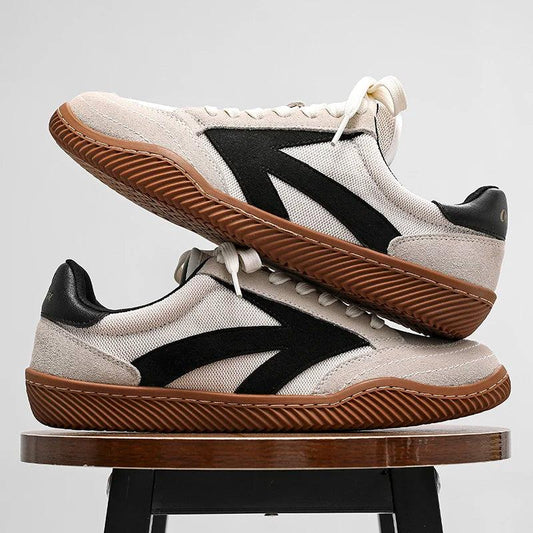 Men's Breathable Canvas Sports Shoes - Lightweight Outdoor Trainers - MANDOTOS